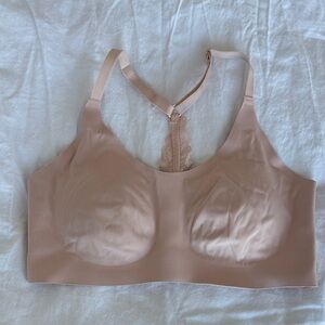 Knix Wireless Seamless Nude lace racerback Bra